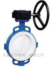 對(duì)夾式渦輪襯氟蝶閥